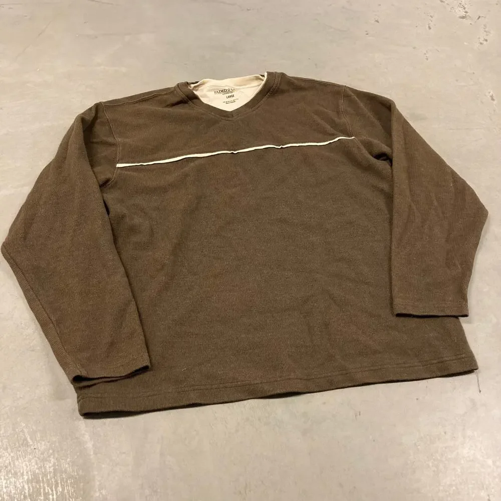 Y2K striped faded glory shirt